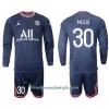 Conjunto (Camiseta+Pantalón Corto) Manga Larga Paris Saint-Germain MESSI 30 Primera Equipación 2021/22 - Niño